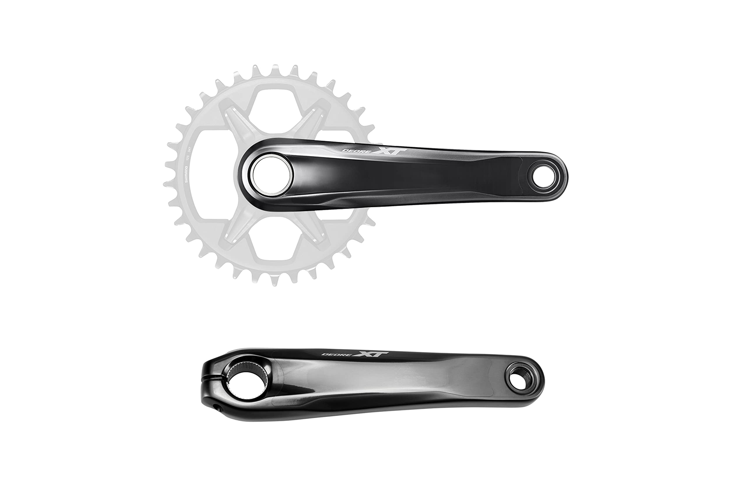 

SHIMANO Unisex - Adult Deore XT F-CM8120-1 Black 55mm Crankset