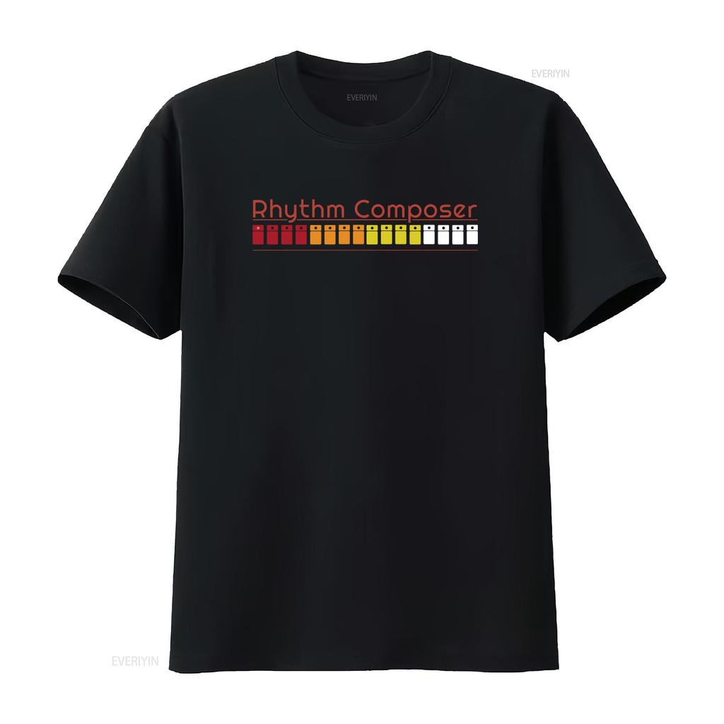 808 RC Synth Lover Synthesizer T Shirt for Beat Maker Music Producer Techno Analog Dj Vintage Washed Stretched Fashion Graphic