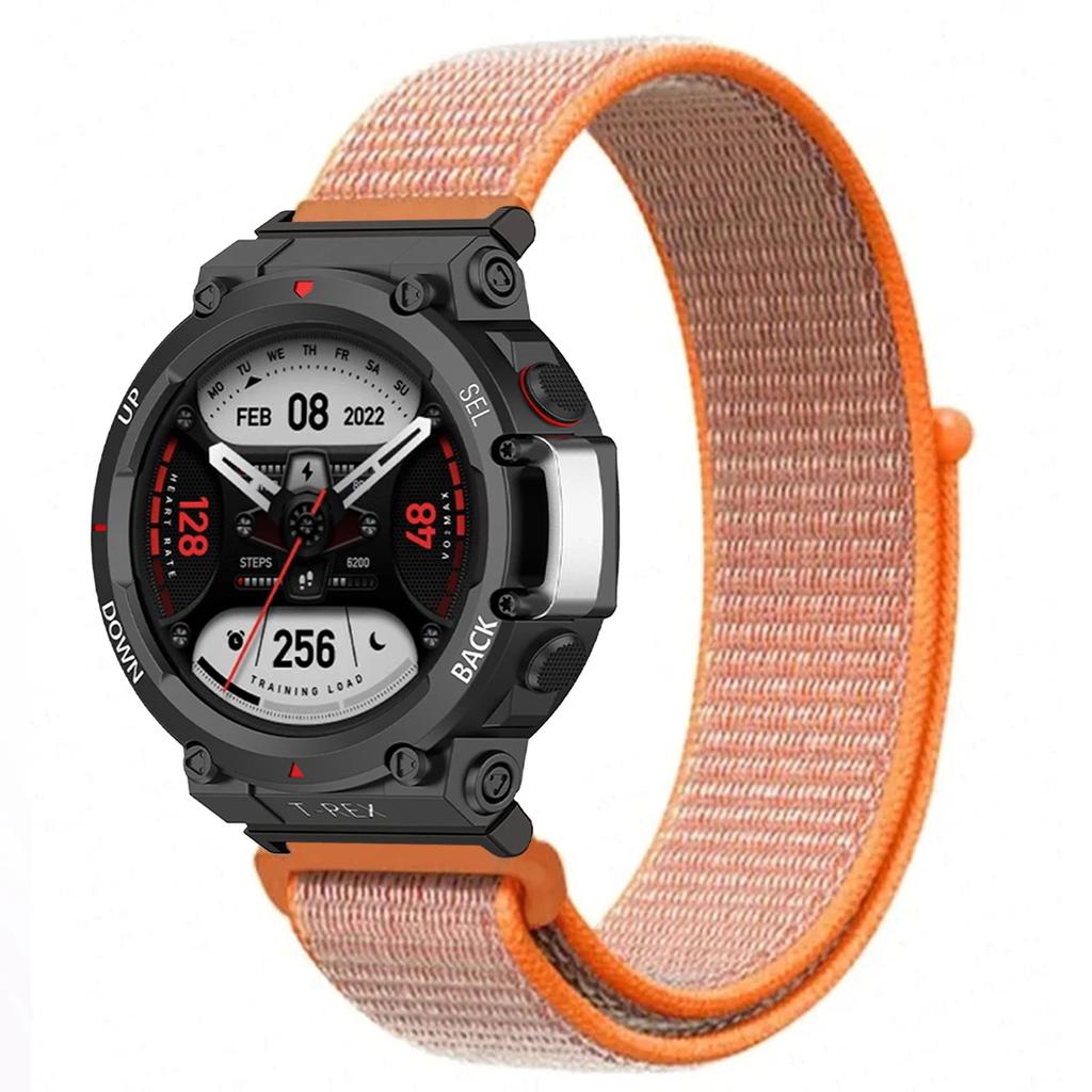 Nylon Loop Strap For Huami Amazfit T-REX 3/2 Smart Watch Band Women Men Bracelet For Amazfit T-Rex/T-Rex Pro Wristband Correa