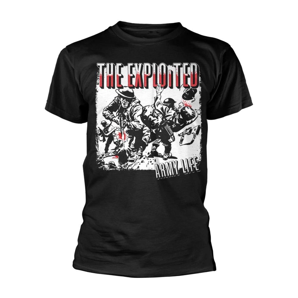 

Exploited, The Army Life (Black) Official Men s Unisex T-Shirt- M