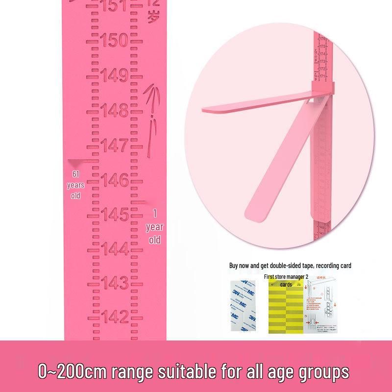 Children's Removable Height Chart Wall Sticker Ruler