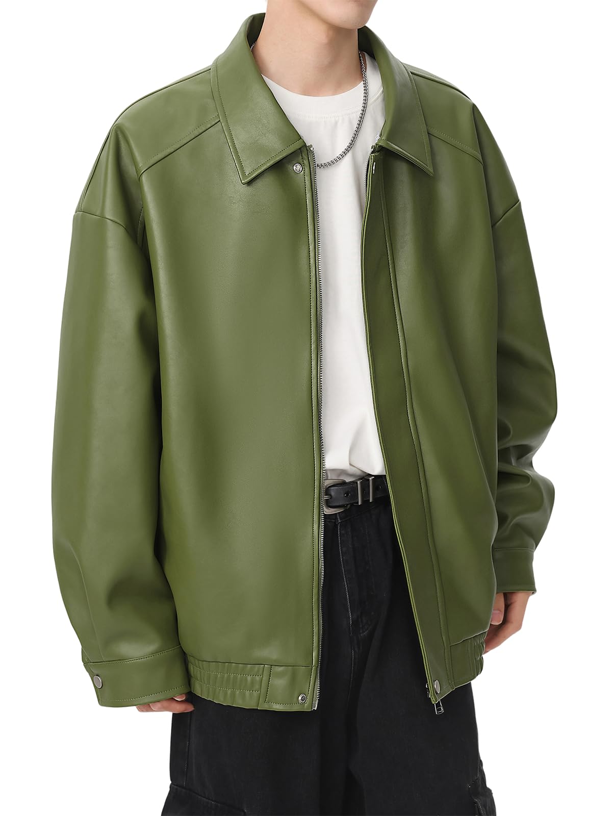 

East Rain Кожа PU Искусственная Размеры Мотоциклетная Холодная SEW403 Мужская Куртка, Кожа, Кожа, S, M, L, XL, 2XL, 3XL, Куртка, Погода, Ветрозащитная, Водонепроницаемая, зелёный