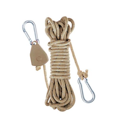 Roller Rope Tensioner with 300CM Cord Heavy Duty Outdoor Backpacking Hiking Boating Camping Guyline Rope Adjuster Tightener