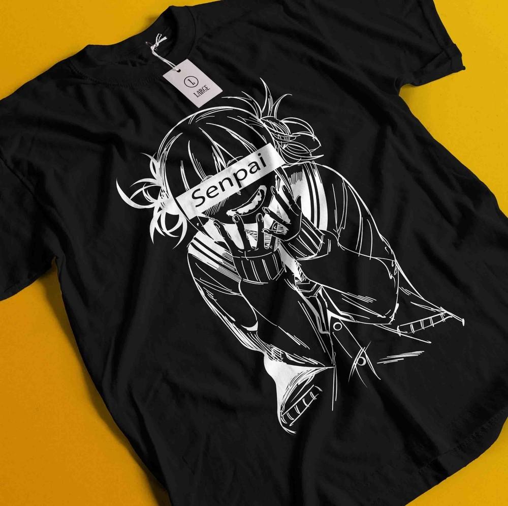 

Футболка Химико Тога Футболка Моя Геройская Академия Футболка Аниме Мидория Даби Шото Футболка Деку 4XL