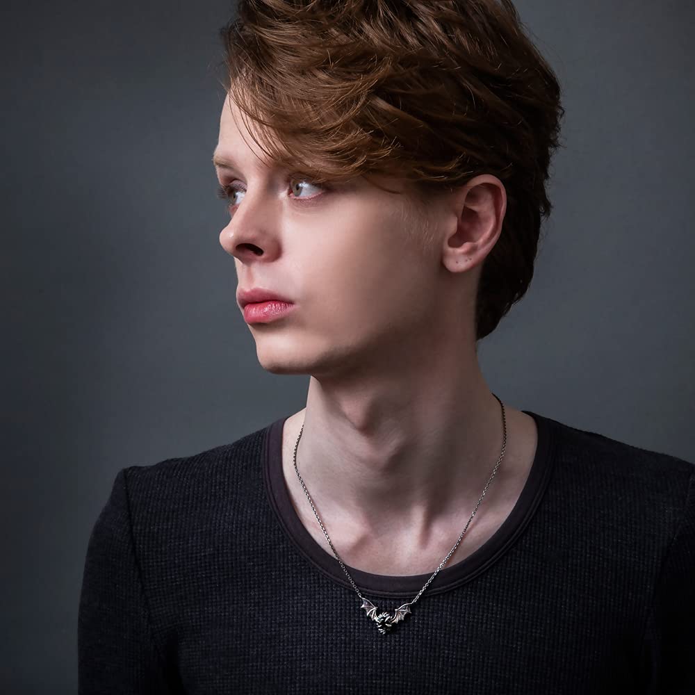 ArtemisClassic ArtemisClassic Devil Wings Pendant ACP0348 Silver Accessories Brand Jewelry Silver 925 [Artemis Classic] Men's