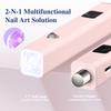 2IN1 Mini Handheld Nail Lamp Portable Quick Dry USB Leather Nail Dryer With Magnet Home Phototherapy Tools UV LED Nail Lamp