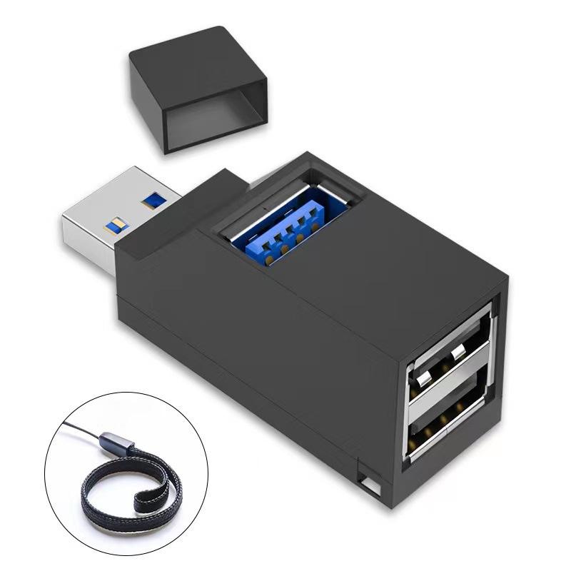 High Speed USB 3.0 HUB Adapter Extender Mini Splitter Box 3 Port Data Transfer USB Splitter Docking Station For PC Laptop Parts