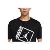 Jordan Jumpman Box SS Breathable Sports Casual Letter Print Short Sleeve T-Shirt Men Tops Black DA9901-010
