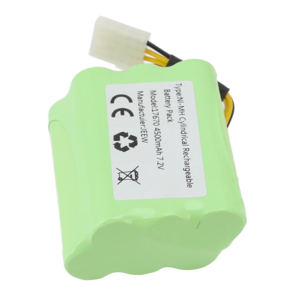7.2V Sweeper Battery Graphite 4500mah Sweeper Battery Replacement for Neato XV11 XV12 XV14 XV15