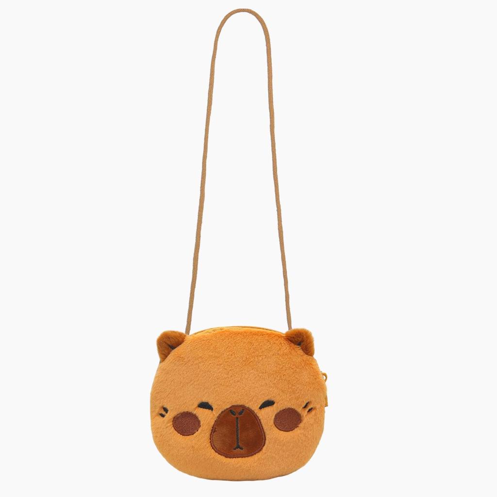 Módní dětská crossbody taška s motivem malého pandího kočky, peněženka na mince pro dívky