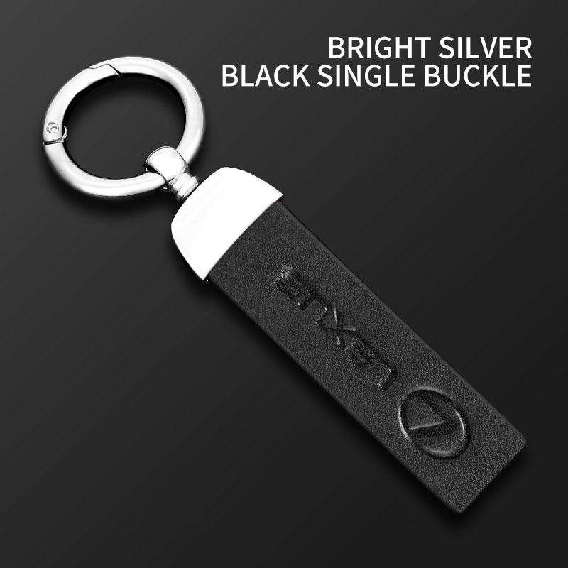 Car Vintage Leather Keychain Zinc Alloy Chain Keyring For Lexus F SPORT GS GX IS LS LX CT LC RC LBX NX RX 350h 450h ES UX 300e