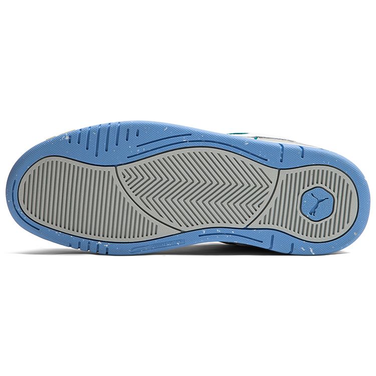 Puma 180 Leather Low-Top Sneakers Unisex Sneakers Gray Blue 390742-02