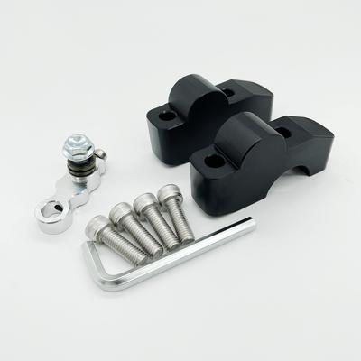 Risers de Guidão motokano para Elevação para Prevenir Dor nas Costas Preto CB650R, 2,8cm (Quase 2cm) Dor,