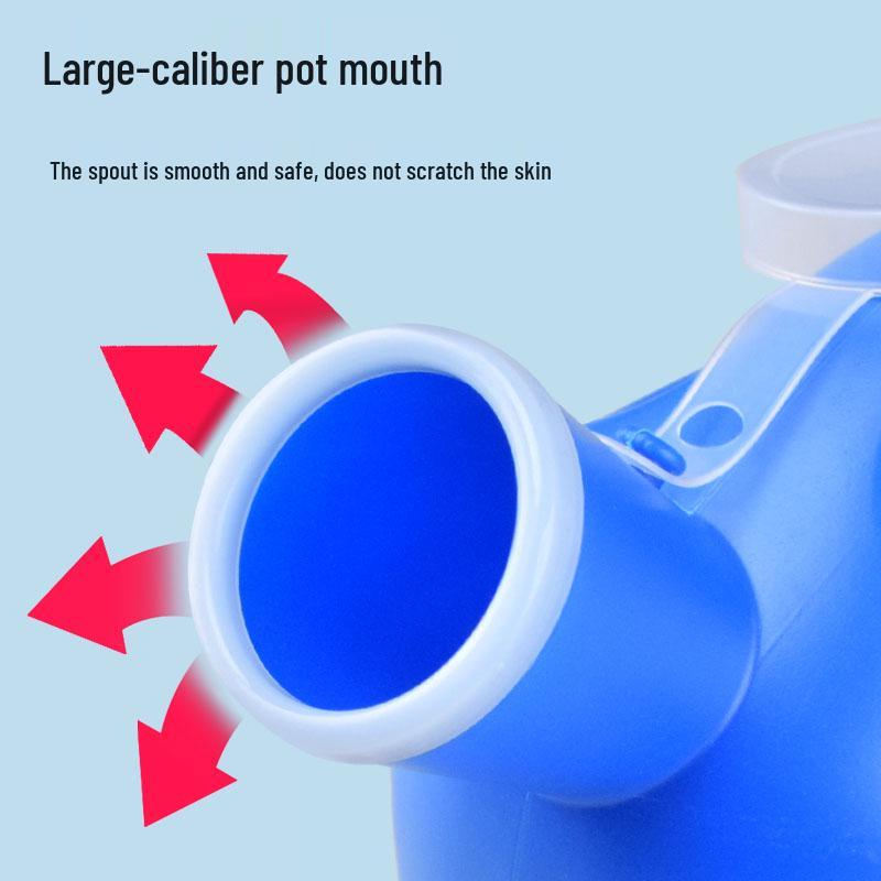 Men's Hospital Urinal with Lid and Tube for Elderly and Bedridden Use