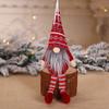Weihnachtsbaumschmuck, 3 Stück Gesichtslos Bartpuppe Weihnachts-Hängeornamente Weihnachts-Hängeanhänger für Party Zuhause Dekoration