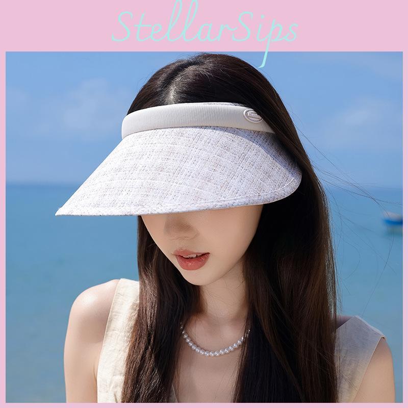 Summer Womens Sun Hat With Large Brim And Breathable Polyester For Outdoor Uv Protection
