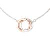 Tiffany Collezione 1837 Bracciale in Argento con Anelli Intrecciati alla Moda Bracciale Unisex 37088412
