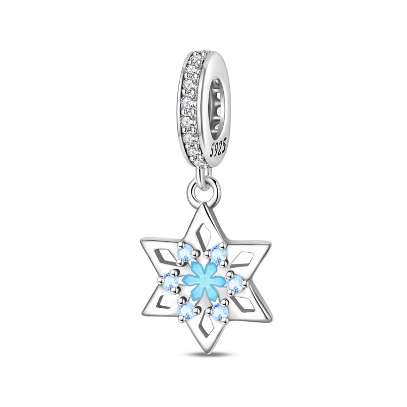 New Original Copper Charms Bead Luminous Rose Cat Planet Star Moon Pendant Fit Women Bracelet Necklace Jewelry Gift