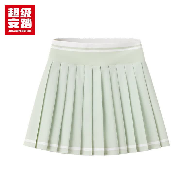 Anta Women's Pleated Quick-Dry High-Waist A-Line Tennis Skirt