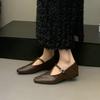 Moda 2025 Nuevos Zapatos Planos de Otoño Zapatos de Ballet Marca Diseñador Mujer Casual Mocasines Moda Zapatos Mary Janes Redondos Femenino Mujer