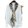 Waist Drum Flower Beautiful Mulberry Silk 110 Square Scarf Handmade Hemmed Silk Scarf Shawl