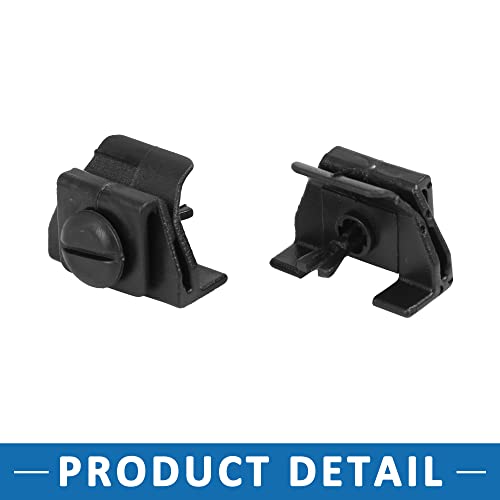 A ABSOPRO Kotflügel Stoßfänger Clips Abdeckclips Stoßfänger 53879-58010 Nieten für Toyota, für Corolla 2009-2013, Schwarz, 5er-Set