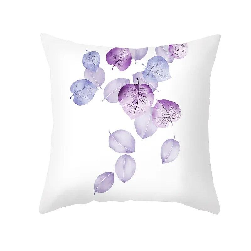 Colorful Flower Printing Pillow Floral Plant Cushion Cover Decoration Home Textile Sofa
