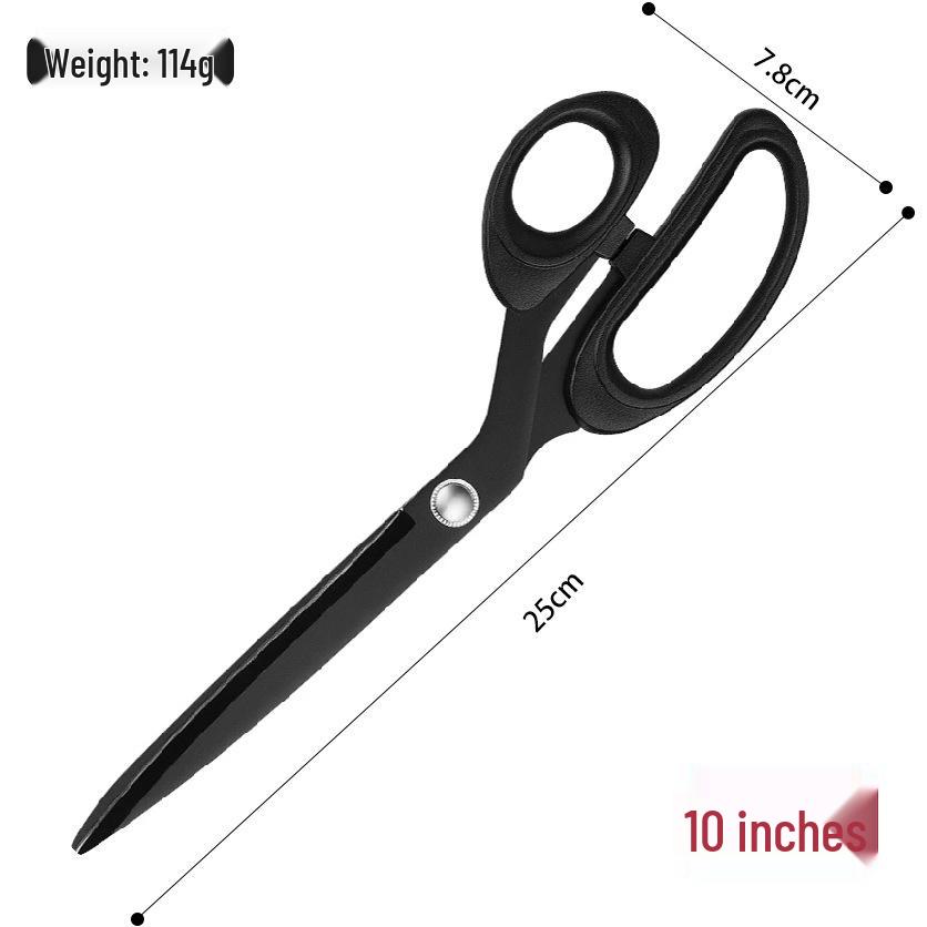 

Профессиональные ножницы для резки ткани: Пошив одежды, Изготовление платьев, Бытовое шитье, Рукоделие - Большой, Почерневший