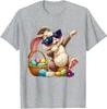 Funny Dabbing Bunny Easter Happy Easter Design Unisex T-Shirt