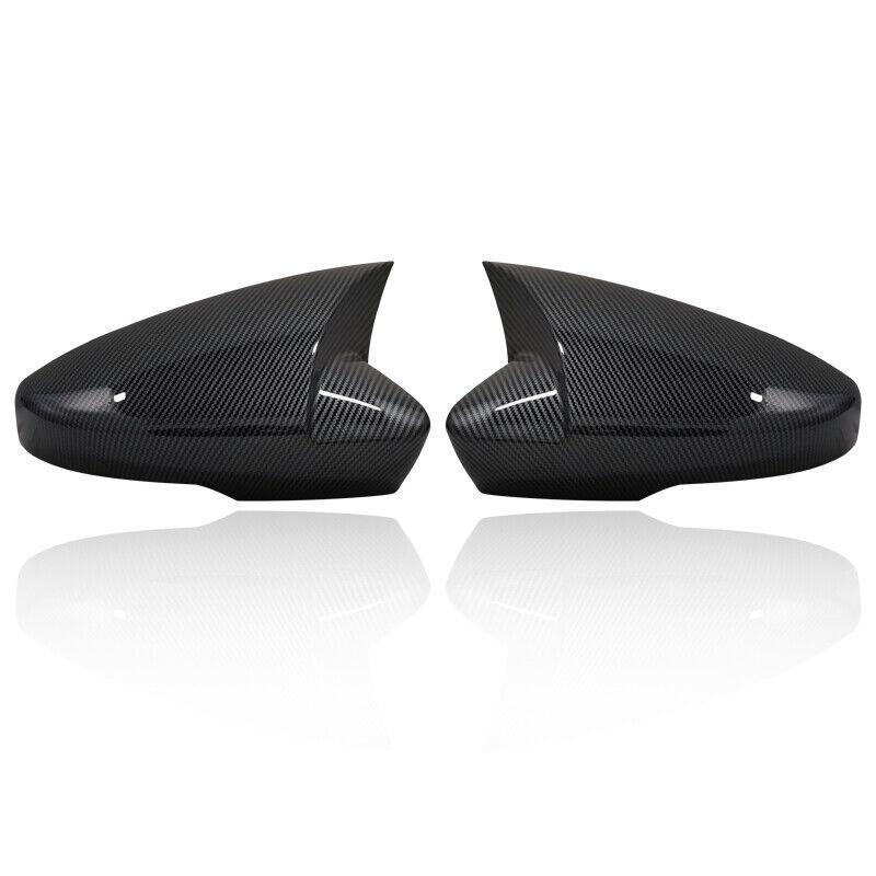 For US Skoda Octavia 2013- For VW T-ROC 2017- Car Rearview Side Mirror Cover Wing Cap Exterior Door Case Trim Sticker