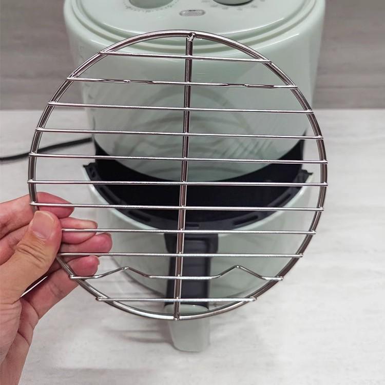 304 Stainless Steel Skewer Rack & Baking Pan for Air Fryer/Oven