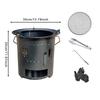 Wood Burning Furnace Sturdy Outdoor Cooking Fire Pit for Beach Barbecue Home 35 Cmx30 Cm