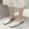 Damenschuhe  Hohe Qualität Slipper Damen Ballerinas Mode Eckige Zehenpartie Lässige flache Schuhe  Übergröße Flach Niedrige Absätze
