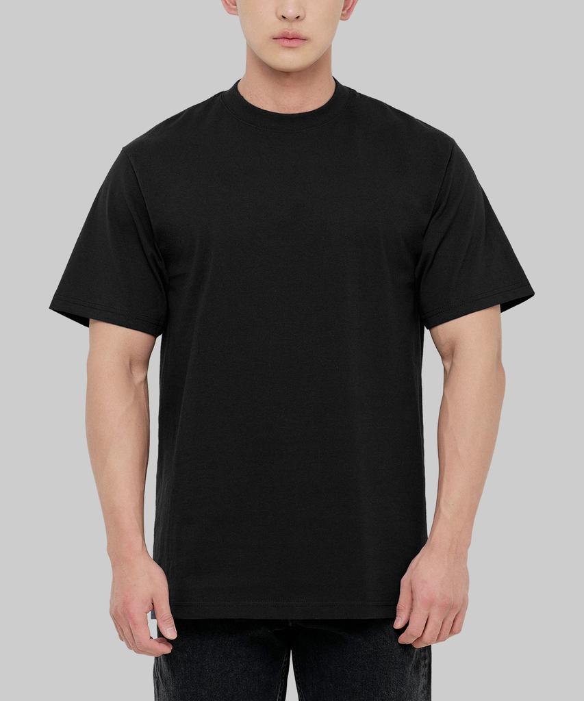 SHAKA WEAR [2Pack] 7.5Oz Heavyweight Plain Oversized Layered Short Sleeve Tee_Color (A Type)