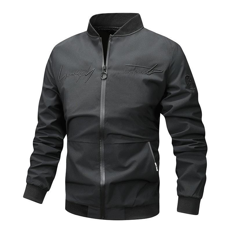 Men's Spring and Autumn Top Korean Style Trendy Men's Baseball Suit Spring New Men's