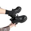 British style lace-up niche loafers single shoes women's 2025 new platform retro fashionable versatile commuter small leather shoes