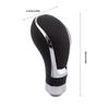Universally Car Manual Shifter Lever, Aluminum Leather Extension Gear Shifter Lever Shifter Stick for Most Manual Car