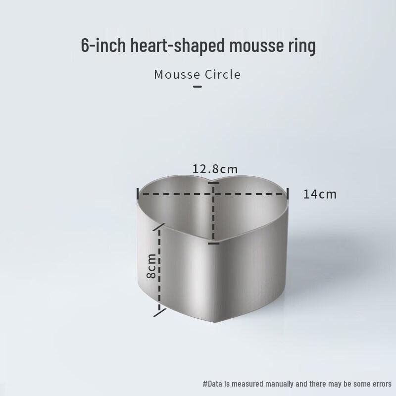 Wankajia Stainless Steel Mousse Cake Rings