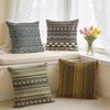 Geometric Ethnic Pattern Cushion Cover Square Short Plush Pillow Case Living Room Sofa Home Decor Funda X
