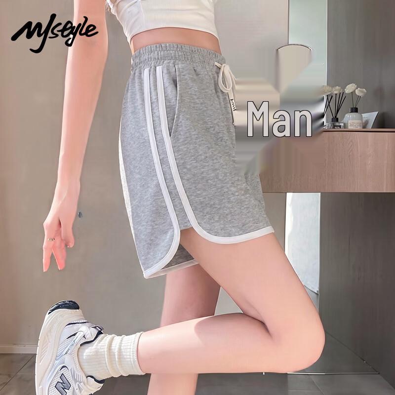 MJ STYLE Women s Color Block A-Line Casual Shorts S
