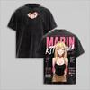 Camiseta Anime My Dress-Up Darling Marin para Hombre Mujer Casual Manga Corta Algodón Oversize Y2k Streetwear Ropa Cómoda Femenina Masculina