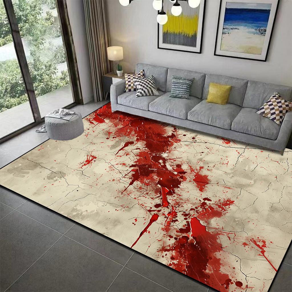 Halloween Decoration 3D Carpet Terror Atmosphere Blood Decor Rug Living Room Bedroom Door Mats halloween Party Large Floor Mat