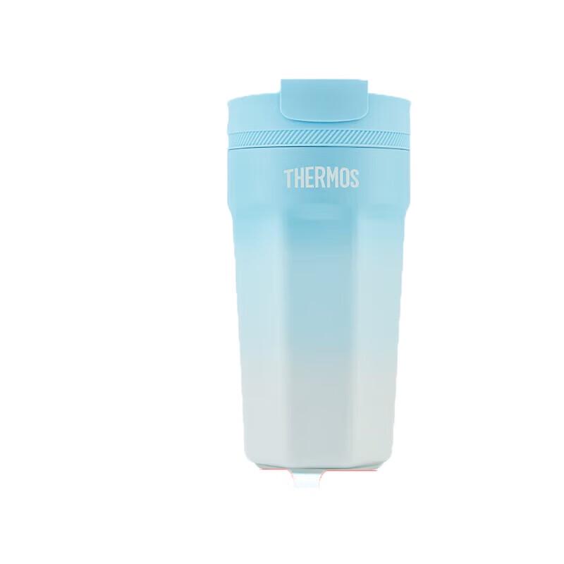 THERMOS TEME-400S Insulated Stainless Steel Octagonal Coffee Mug