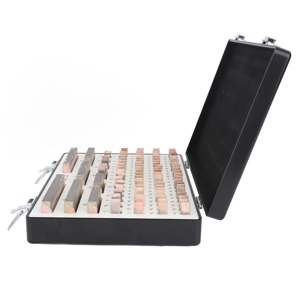 87PCS Gauge Block Set Industrial Rectangular Steel Gage Block Set with Toolbox for Measurement