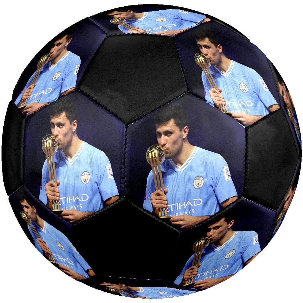 Ballon de football Rodri taille 5, coloré, adapté à tous les âges, cousu à la machine, matériau PVC, qualité compétition, durable et à rebond élevé
