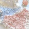 Cute Heart Kawaii Lingerie Lace Underwear Women Girls Ruffles Panties Briefs Thongs Panty YSL