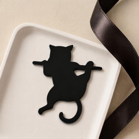 Practical Gifts for Avid Readers 3PCS Cartoon Cat Bookmark, Durable PET Cute Page Marker, Decorative Table Ornaments Home 3D Printing Lightweight