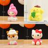 Hello Kitty My Melody Pompompuri Cartoon Rabbit Cat Dog Mini Ornament Model For Office Desk Decoration And Collectors