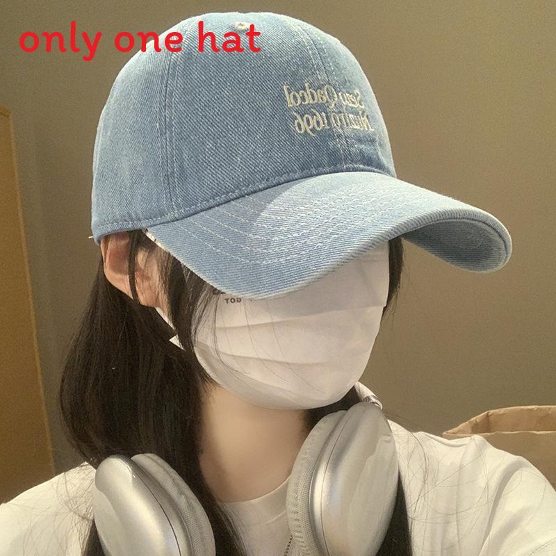 Classic Denim Baseball Cap For Women Men With Adjustable Fit And Wide Brim For Casual Wear