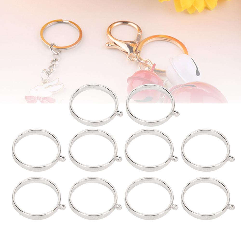 10PCS Round Open Frame Pendants Smooth Edges Open Bezel Pendants  Keychain Making